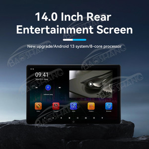 Pantalla de entretenimiento trasera Carplay de 14,0 pulgadas, <span class=keywords><strong>Radio</strong></span> universal para <span class=keywords><strong>coche</strong></span>, navegación GPS, reproductor de vídeo Multimedia, fácil instalación - Product Image 2