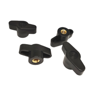 DIN934 1/4-20 Zoll M4 M5 M6 M8 Blind loch mit Innengewinde Z Typ Butterfly T Flügel Kunststoff griff Verriegelung Daumen knopf mutter Bergbau - Product Image 5