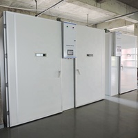 Incubateur d'œufs de poulet de type tunnel industriel pour 38400 œufs avec moteur à économie d'énergie ECM et contrôle PLC à écran tactile