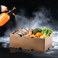 Ecologisch verantwoorde, recyclebare, gewaxte kartonnen doos, waterbestendig, voor fruit, groenten, boomgaard- en boerderijverpakkingen