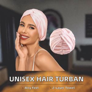ผ้าขนหนูคลุมผมสำหรับนอนหลับ ปรับได้ ระบายอากาศดี ใช้ในบ้าน ดีไซน์สองชั้น สำหรับผู้ชาย ผู้หญิง ดูแลเส้นผมหยิก ผ้าโพกหัว G.MOOD - Product Image 2