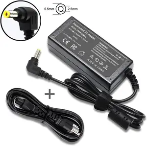 19V 3.42A 65W AC Adapter For Asus Laptop Computer Charger Notebook PC Power Cord Supply Source Plug Connector Size 5.5 X 2.5mm