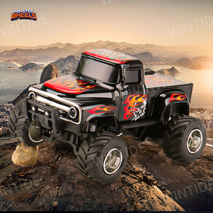 Quái vật bánh xe 2.4GHz 1/64 Mini Retro Pickup Xe Tải Điều khiển từ xa trôi xe sở thích RC xe ô tô đồ chơi mô hình quà tặng cho người lớn trẻ em trai - Product Image 6