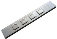 Clavier industriel à membrane, en acier inoxydable, 4x4, clavier métallique robuste, anti-vandalisme, personnalisé, pièces