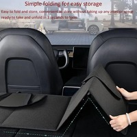 Matelas de couchage pliable pour siège arrière de SUV, planche d'extension de lit, matériau en flanelle, imperméable, pour accessoires intérieurs de voiture