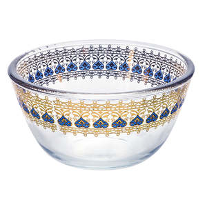 Ensaladera de cristal grueso transparente, vajilla creativa de cocina para el hogar para sopa, fideos instantáneos, plato de fruta, lavabo elegante - Product Image 1