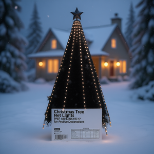 Christmas <b>Tree</b> Net <b>Lights</b> 400 LEDs 157.5 In IP65 for Festive Decorations - Product Image 2