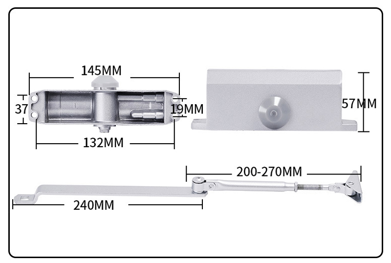 25KG to 80KG Adjustable Speed Door Closing Equipment