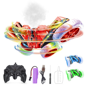 Voiture télécommandée 360 voiture télécommandée rotative avec lumière et pulvérisation entraînement 2.4Ghz jouets <span class=keywords><strong>de</strong></span> contrôle pour enfants jouets d'intérieur et d'extérieur - Product Image 1
