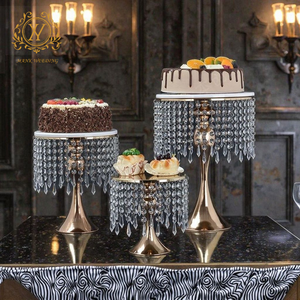 Juego de Soportes Metálicos para Pasteles para Mesa de Postres, Decoración de Bodas y Hoteles, Escena de Boda, Restaurante - Product Image 3