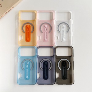 Coque de téléphone magnétique transparente Senyork avec support escamotable pour iPhone 17 Pro Max 16 15 14 13 - Product Image 5