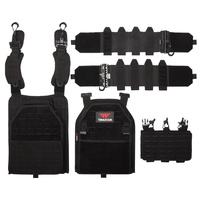 Gilet tactique Yakeda Molle, Kit tactique, Chaleco Tactico, Gilet tactique dernière génération, Porte-plaques 1000D 6094A MC, Colete Tatico