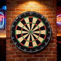 Professionelle Sisal-Dartscheibe mit Stoßdämpfung und Selbstregeneration, Beständig Gegen Tägliche Dart-Aufpralle, Dart-Zielscheibe