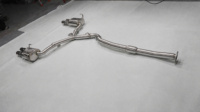 Tuyau d'échappement arrière brossé en acier inoxydable pour Subaru WRX STI berline 2014-2020, système catback à soupapes