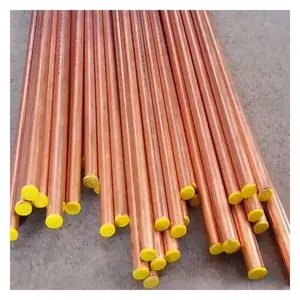 Ventas directas de fábrica Tubo de cobre rojo puro Diámetro de la barra Tubo de cobre redondo Aire acondicionado