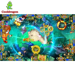 Cooldragon Lion Strike Fish Game <span class=keywords><strong>Software</strong></span> CD-004-075 Mesa de Juego de Pesca para 10 Jugadores con Gabinete y Enchufe Estadounidense, <span class=keywords><strong>Juegos</strong></span> de Disparos de Peces - Product Image 3