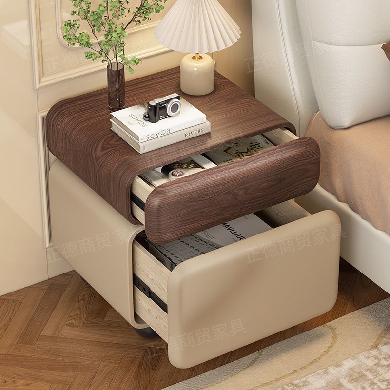 Khaki Walnut Top I Standard Version (Double Drawer)