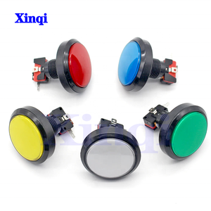60 MM yeni <span class=keywords><strong>5</strong></span> V LED ışık lamba büyük yuvarlak <span class=keywords><strong>Arcade</strong></span> makineleri oyun makinesi için Video oyunu oyuncu basmalı düğme anahtarı - Product Image 1