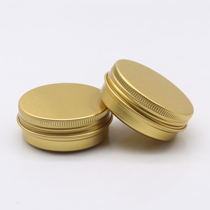 Pote de Creme Vazio de 2oz, Lata de Alumínio de 60ml, Recipiente de Metal para Creme de 60g, Pote Dourado de 60ml, 5g, 10g, <span class=keywords><strong>15g</strong></span>, 50g, 100g para Embalagem Cosmética - Product Image 3