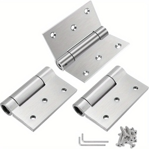 บานพับประตูสปริงแบบปิดนุ่มนวล สแตนเลส สไตล์ยุโรป สำหรับประตูหนัก 60-80 กก. ใช้ในห้องครัวและห้องนั่งเล่น - Product Image 1