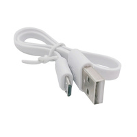 Synchronisation de données 20cm court plat Micro USB Type B câbles de charge rapide câble plat Android USB chargeur cordon de données pour Samsung