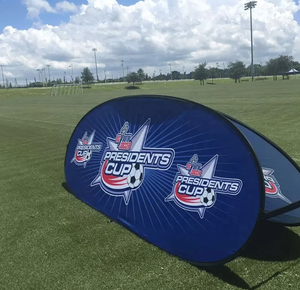 Ty hình bầu dục thể thao ngoài trời quảng cáo Pop out Banner Đăng 1x2m bật lên một khung biểu ngữ - Product Image 6