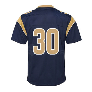 Custom Design Men's American Football Jersey 100% Polyester Breathable Plus Size Quick Dry Custom Colors Team Names Wholesale - Product Image 3