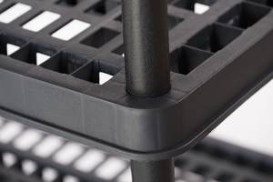 Estantería de Almacenamiento de Plástico Resistente de 5 Niveles, Plegable y Ajustable, sin Tornillos, para Almacén, Hogar y Garaje - Product Image 3