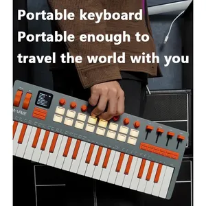 Clavier MIDI portable M-VAVE SMK-37 <span class=keywords><strong>Pro</strong></span> Elite, 37 touches, arrangeur électronique, synthétiseur - Product Image 6