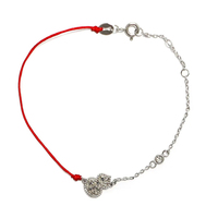 Bracelet à maillons en acier inoxydable plaqué argent S925, motif végétal ethnique, bijoux imperméables pour femmes, cadeau quotidien ou d'anniversaire