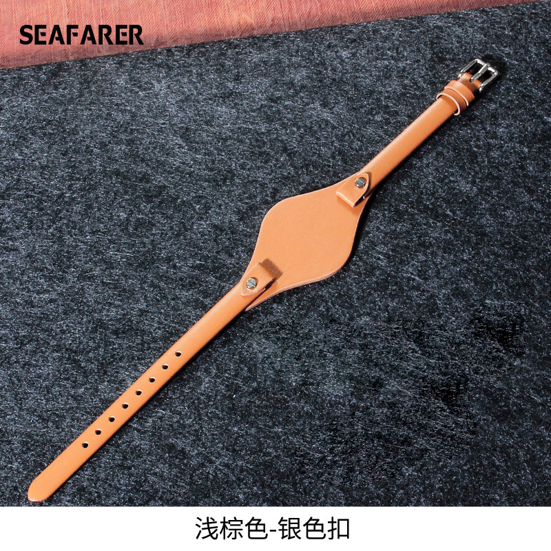 Light brown-Steel buckle-K1