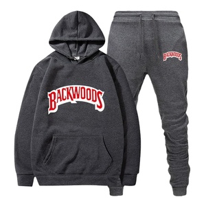 En gros À Capuche Survêtement À Capuchon Piste veste Costumes Mâle Backwoods Hommes de deux pièces Ensemble survêtement Survêtement