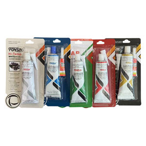 Sellador de Silicona RTV de Color Rojo Acético de la Marca 3+3, Fabricante de Juntas Rojo, Alta Temperatura - Product Image 5