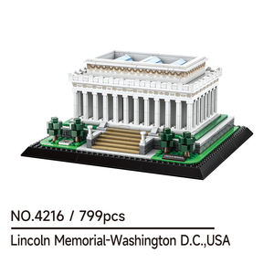 Wange 4216 Maqueta de Plástico del Lincoln Memorial Americano, Juguete Educativo de Construcción para Niños - Product Image 6