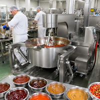 Mélangeur planétaire commercial pour la production de beurre de cacahuètes, de pâtes de noix et de garnitures de desserts