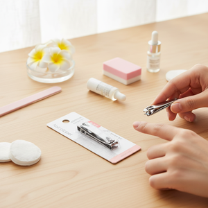 Coupe-ongles professionnel en acier inoxydable coupe ergonomique pointu Durable-K beauté manucure pédicure ensemble lime à ongles attaché - Product Image 3