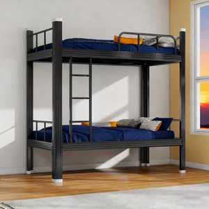 เตียงสองชั้นแบบลอฟท์ทันสมัยพร้อมโครงเหล็กสำหรับห้องนอนและอพาร์ตเมนต์ - Product Image 6