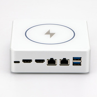 Mini PC de escritorio Intel 12th Gen N100 N200 Quad Core 2 Lan 2.5GbE Firewall Router 2 HD Tipo C DDR4 NUC