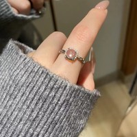 Best-seller transfrontalier : Nouvelle bague gourde vintage de style chinois pour femme, bague ouverte polyvalente de luxe haut de gamme et de niche