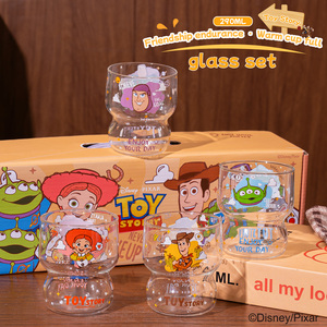 Set di Bicchieri in <span class=keywords><strong>Vetro</strong></span> <span class=keywords><strong>Borosilicato</strong></span> Disney Toy Story, <span class=keywords><strong>Tazze</strong></span> Cartoon Carine per Regalo Perfetto per Bambini e Uso Domestico, ed Edizione Speciale Coppa del Mondo 2026 - Product Image 2