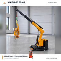 Mini-grue télescopique mobile CATHAYLIFT, palan hydraulique avec couleur personnalisée