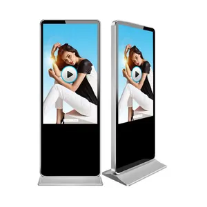 43 "49" 55 "Free Standing Pubblicità Touch Screen Interattivo I3/I5/I7 Android doppio sistema digital Signage Chiosco