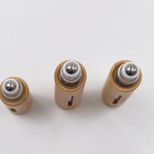 Emballages cosmétiques en bambou de haute qualité, flacons à bille pour huiles essentielles 5 ml 10 ml, flacons à bille pour parfums, flacons en bambou - Product Image 6