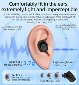 מיני הנמכר ביותר מאחורי-the-ear-the-ear הנמכר ביותר עם 16 ערוצי אביזר בריאות של סוג cic הכולל אפליקציה - Product Image 3
