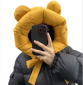 PATON Vente en gros Mode audacieuse et chaleur par temps pour les jours glaciaux Hiver Chauffe-eau extérieur Chapeaux en duvet d'<span class=keywords><strong>oie</strong></span> moelleux - Product Image 3