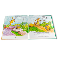 Animaux à couverture rigide imprimés personnalisés pour enfants, histoires au coucher, Anime Manga Books Hard Cover Story Books For Kids