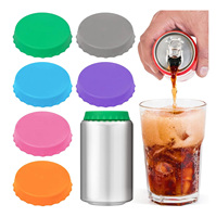 Couvre-Boîtes de Canettes en Silicone Promotionnels Personnalisables, Durables, Légers, Réutilisables, Lavables, Écologiques, Portables pour Bière et Sodas