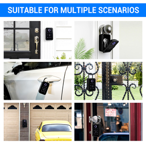 Ngoài trời không thấm nước vân tay chống trộm an ninh bưu kiện mã tuya ttlock Wifi hẹn giờ <span class=keywords><strong>Key</strong></span> Locker hộp khóa hộp cho các phím - Product Image 3