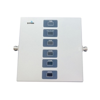 Amplificador de Señal Móvil de 6 Bandas, Kit Completo, 700-2600 MHz, Repetidor 3G 4G 5G, Compatible con los Estándares B28 B20 B8 B3 B1 B7