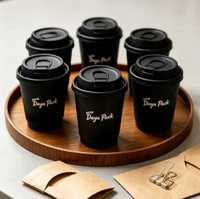 Gobelets en papier blancs à double paroi, jetables, écologiques, biodégradables, recyclables, imperméables, avec revêtement PE, pour café chaud, en stock usine